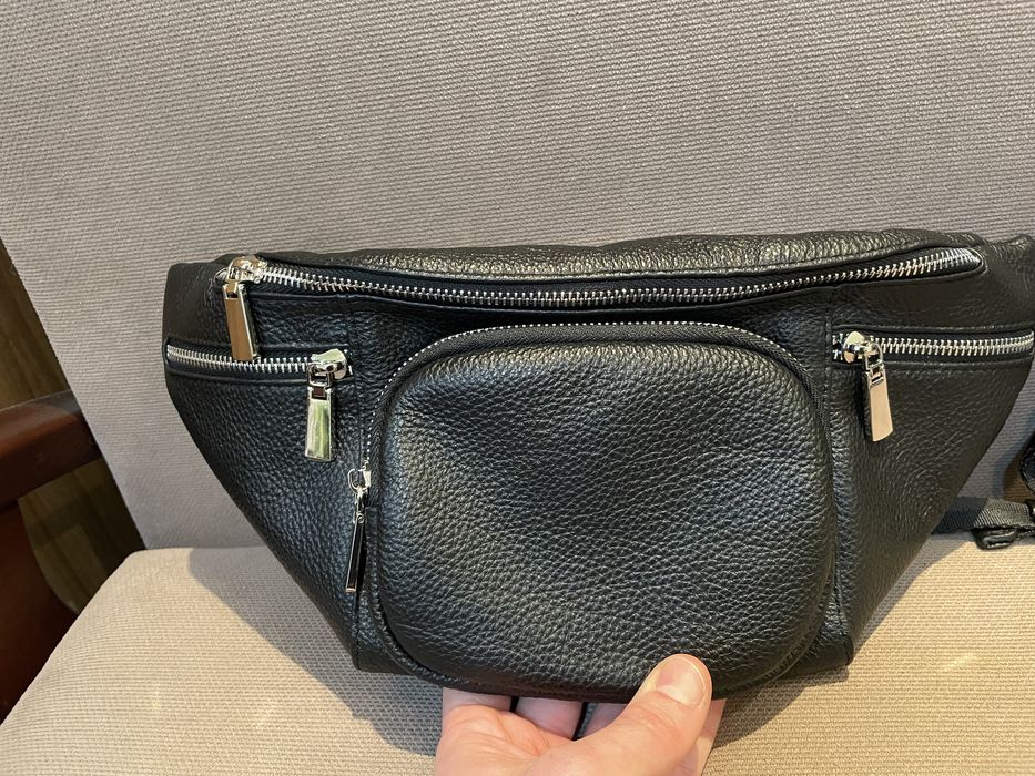 Поясная сумка,Бананка (натуральная кожа )