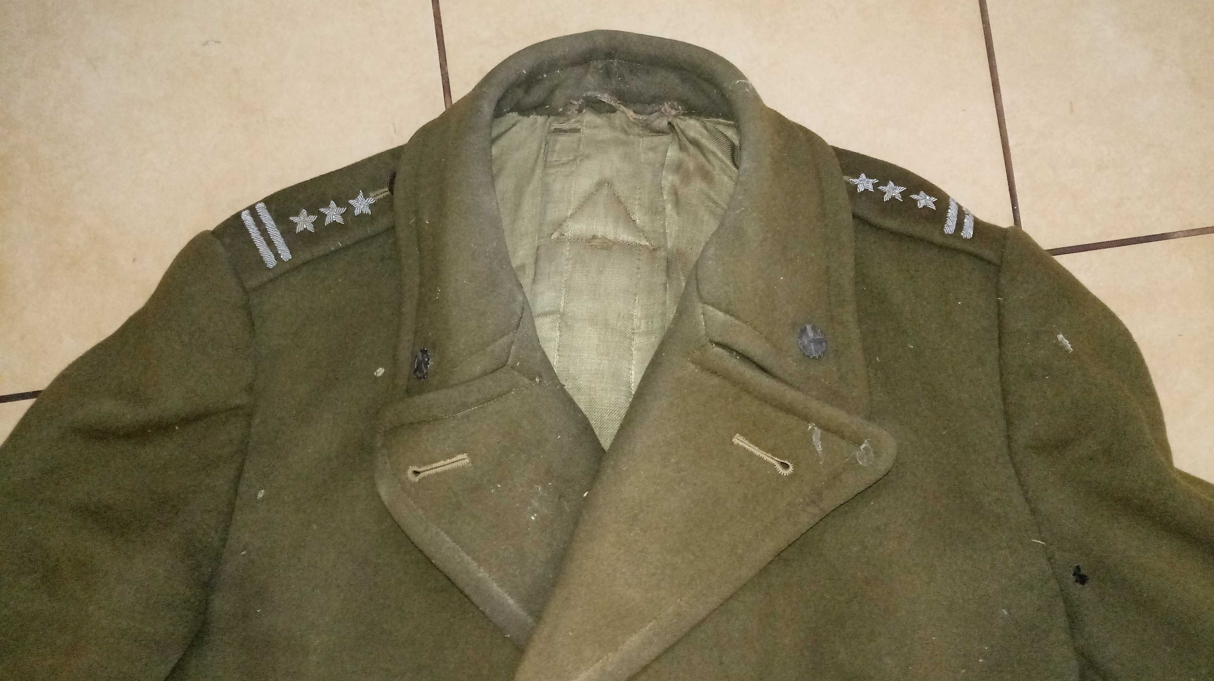 Płaszcz Szynel wojskowy lwp wp prl pułkownik