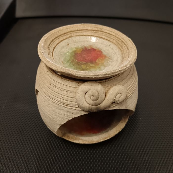 Suporte vela com difusor em cerâmica