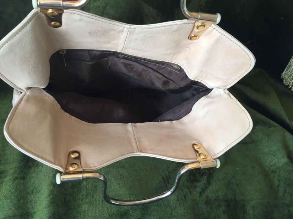 Stara skórzana torebka damska