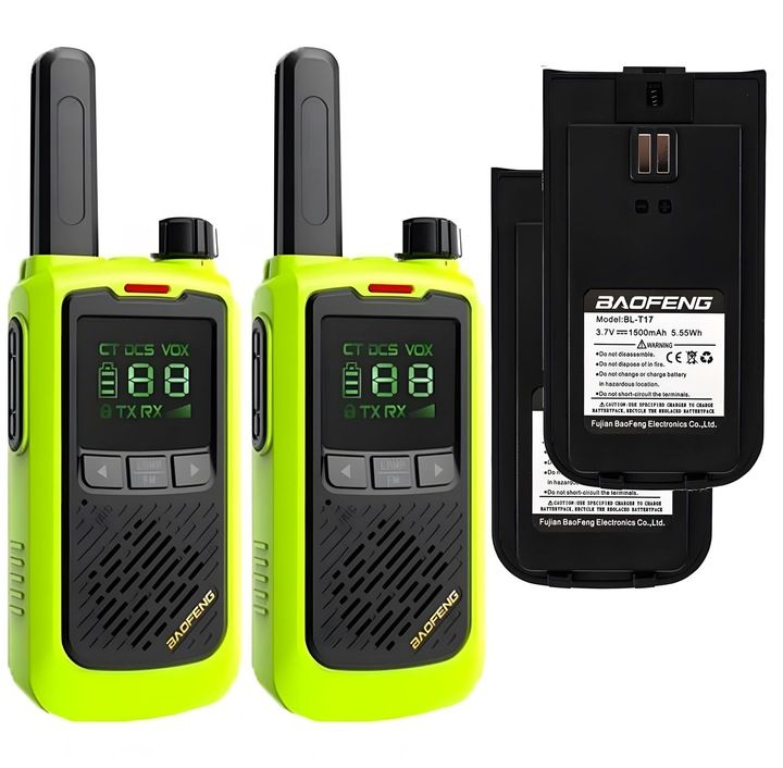 2x Baofeng Bf-t17 Walkie Talkie Mini Krótkofalówka Łoki Toki Pmr 16 Ka