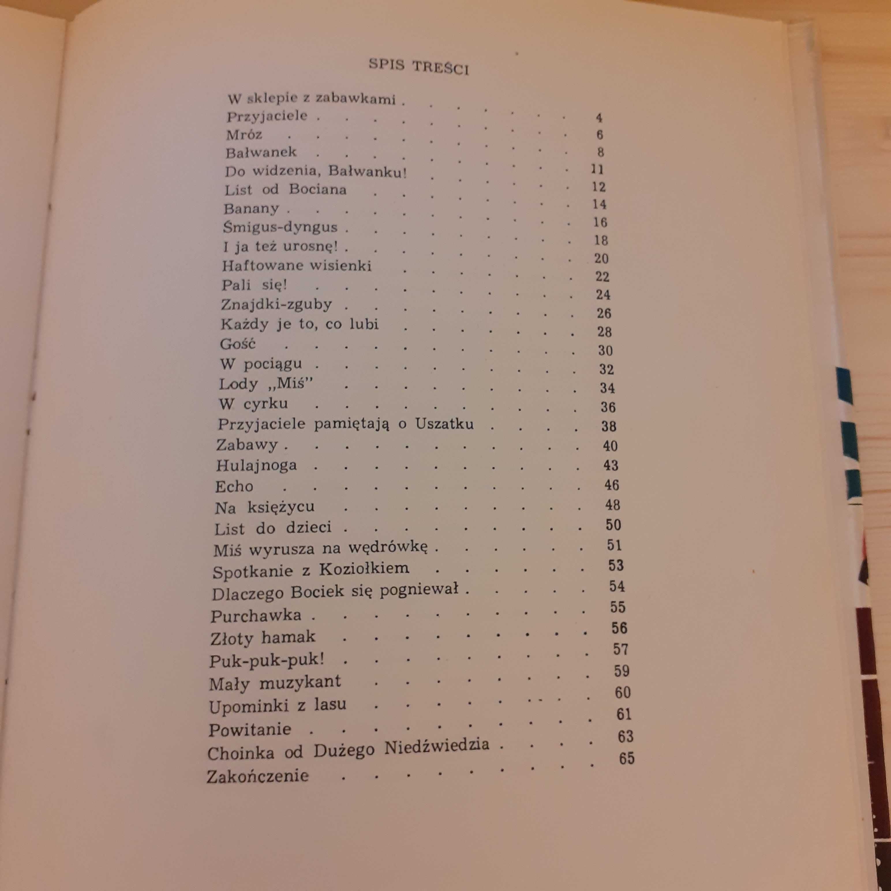 "Przygody i wędrówki Misia Uszatka" Czesław Janczarski  1969 r.
