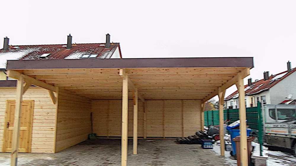 Wiata zadaszenie taras konstrukcja drewniana na wymiar Carport