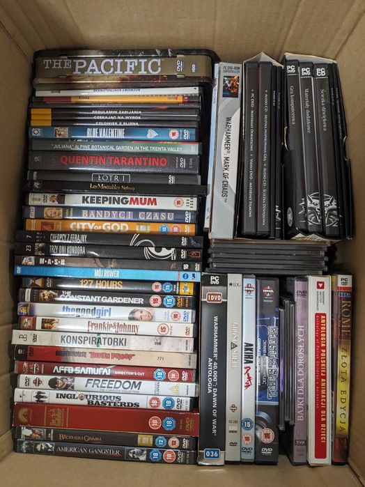 pakiet 30+ filmów na DVD i 4 gier (oryginały)