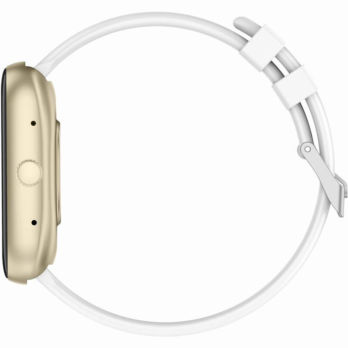 smartwatch damski gravity gt18-8 beżowy pasek silikonowy + biały pasek