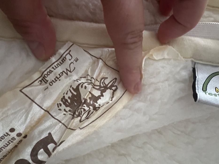 Manta e protetor de colchão em lã de merino