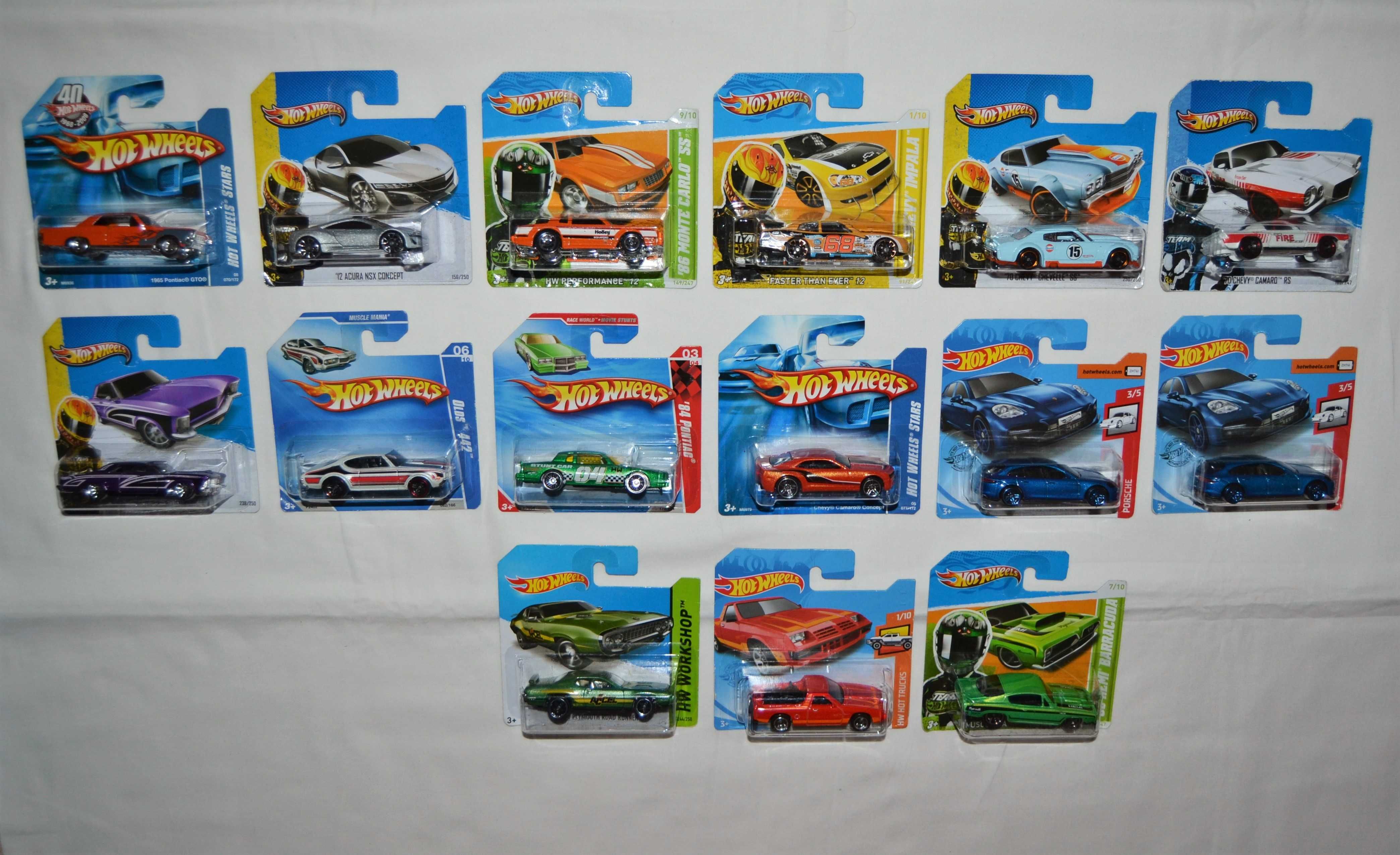 Miniaturas Hot Wheels Mainline e Treasure Hunt