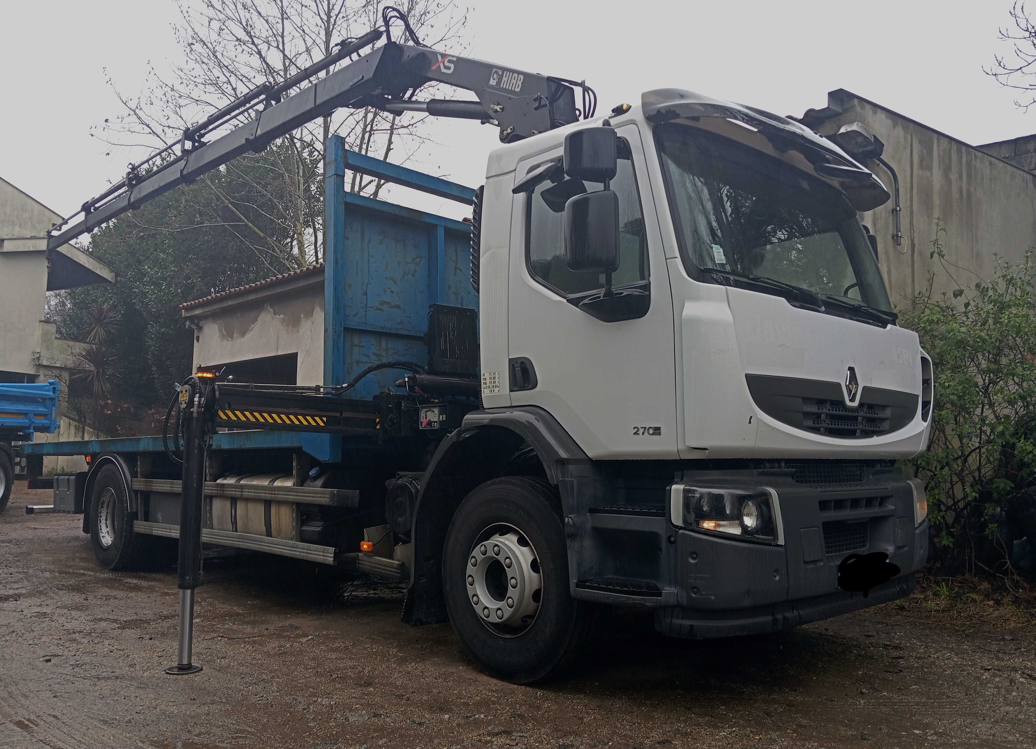 Renault Premium camião grua Hiab Radiocomando