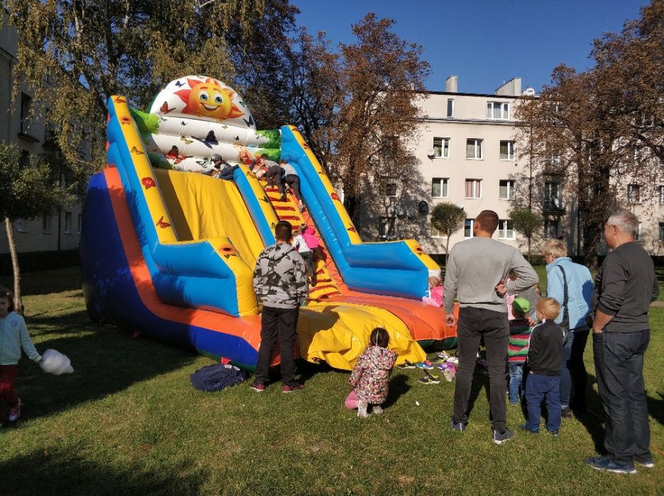 Dmuchańce Wata cukrowa Dmuchany zamek zjeżdżalnia Trampolina Klaun