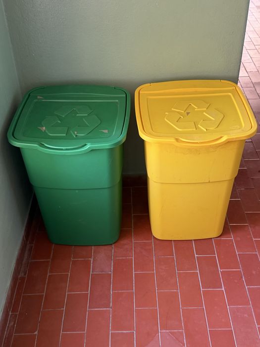Caixotes do lixo reciclagem