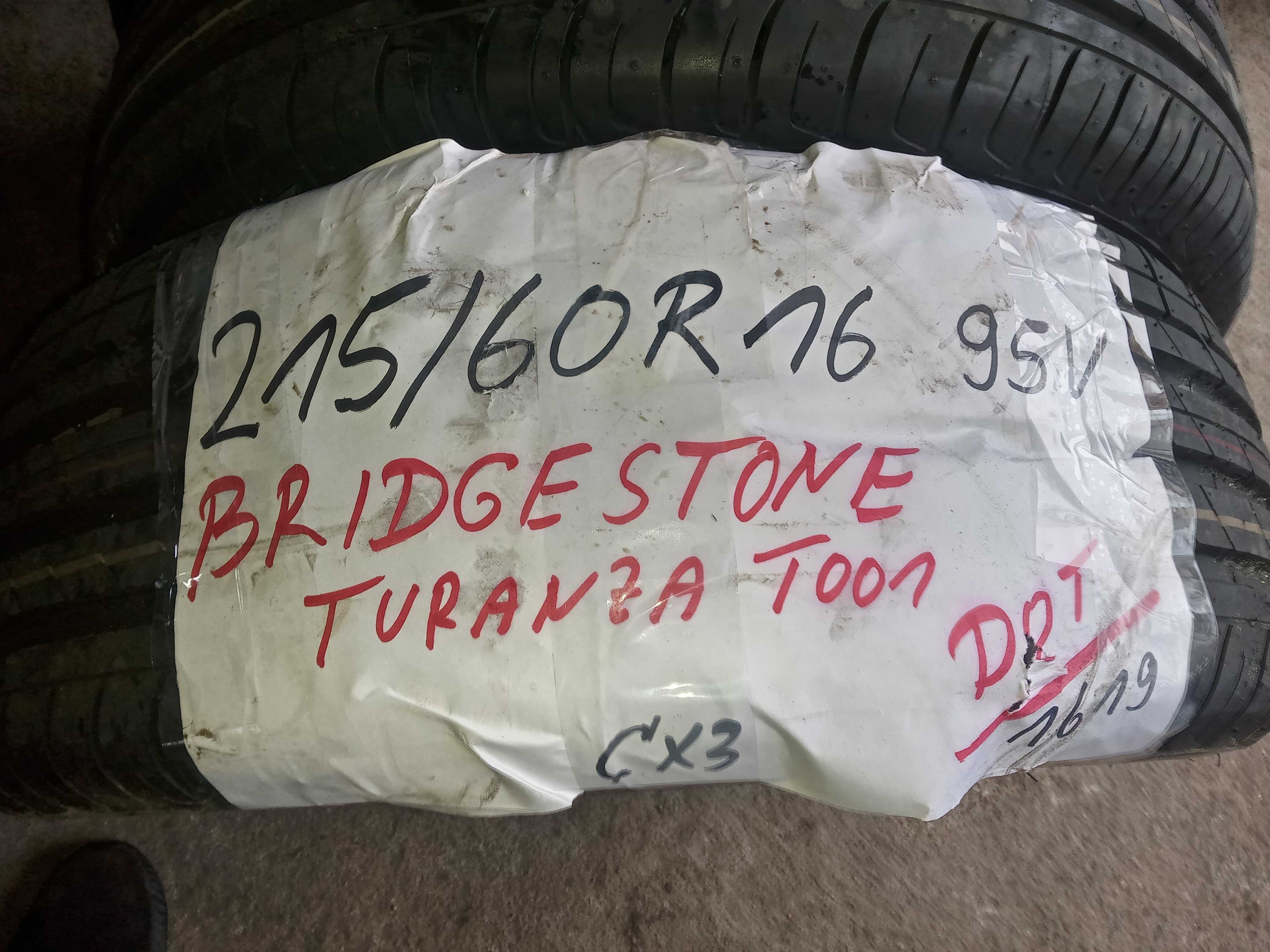 215/60R16 Lato nowe Brigistone Turanza T001