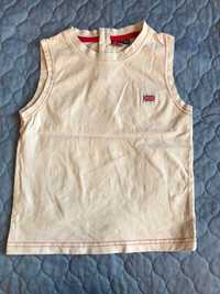 Koszulka na szerokich ramiączkach, bawełniana, rozmiar 98/104