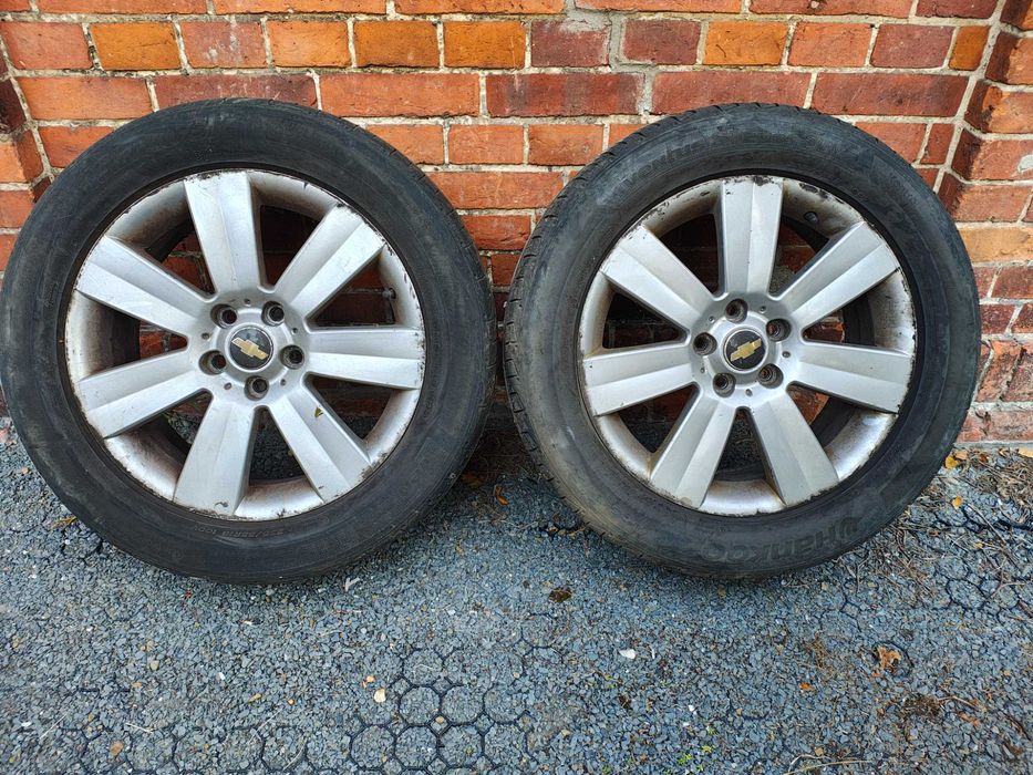 Felgi aluminiowe R18 z kompletem opon letnich i zimowych