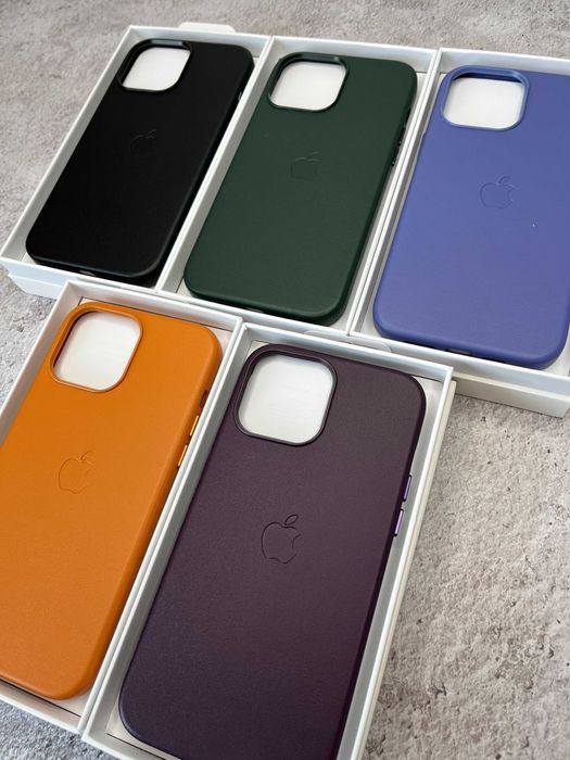 Чохол Leather Case MagSafe + Animation iPhone 13 13 Pro Max чехол