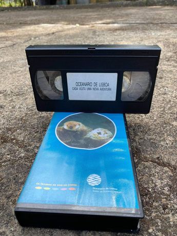 Filme VHS oceanário de Lisboa