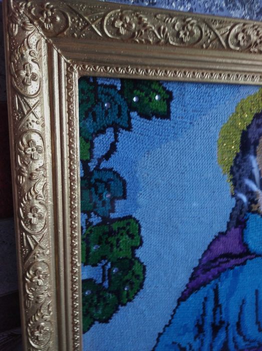 Колекція картин, вишита вручну хрестиком.