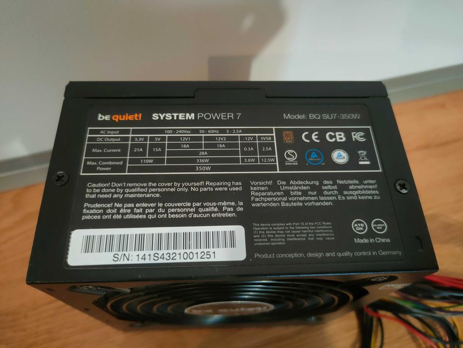 Zasilacz - be quiet! - BQ SU7-350W