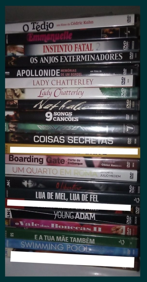 DVD Emmanuelle, Sonhadores, Instinto Fatal, Libertino, Coisas Secretas