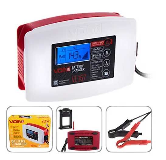 Зарядное устр-во  VOIN VL-157 6&12V/3-5-7A/3-150AHR/LCD/Импульсное