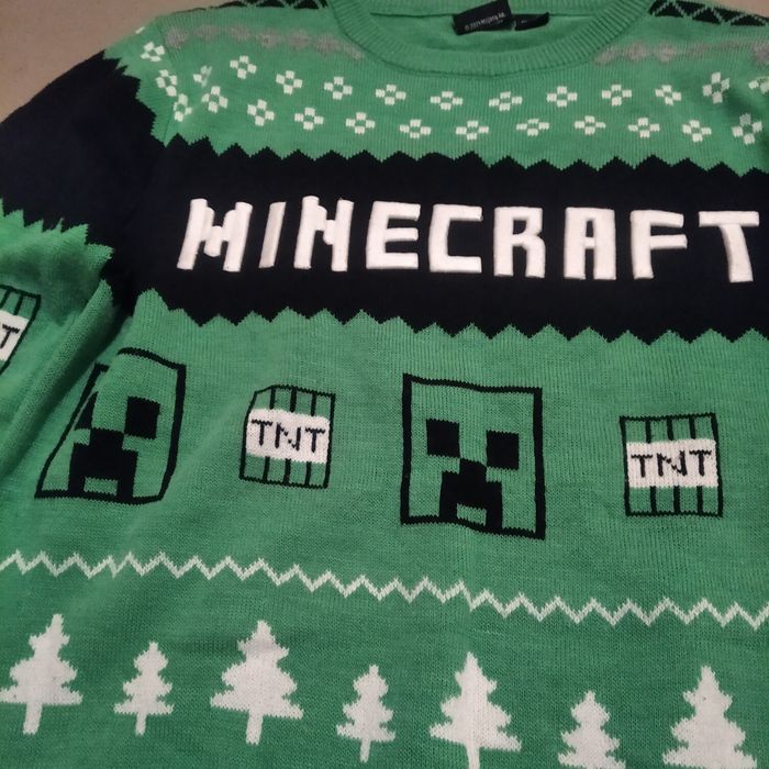 Sweter świąteczny Minecraft na wzrost 158 cm Primark