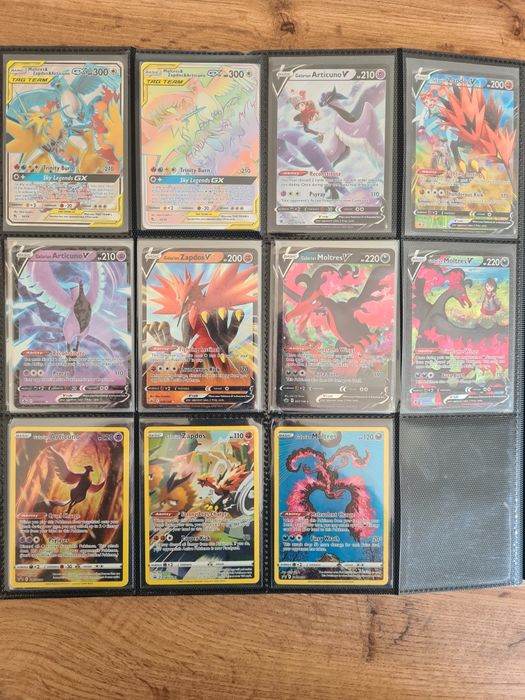 Coleção Moltres, Zapdos, Articuno - Cartas Pokemon