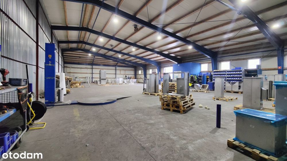 Hala Magazynowa - wjazd z poziomu zero, Koszalin ul. Lniana