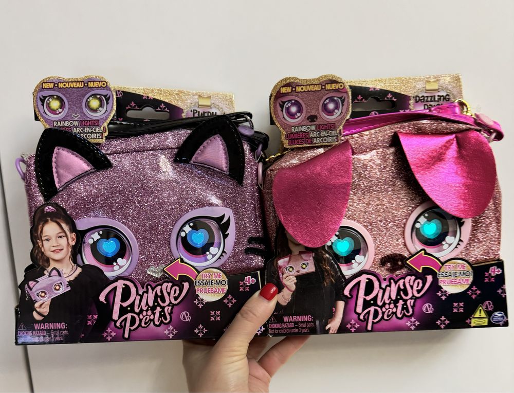 Purse Pets интерактивная сумочка Клатч радужные глаза Purs Pets Clutch