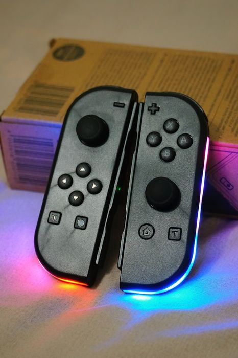 Nintendo Switch Joycon бездротовий контролер джойстик чорний RGB