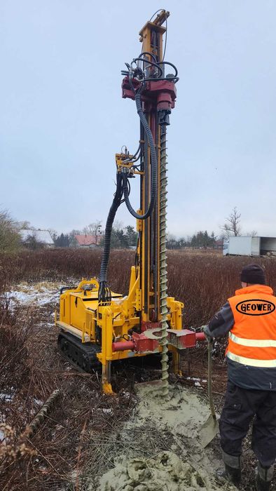 WIERCENIE STUDNI studnie głębinowe metodą na sucho, bez kopania dołków