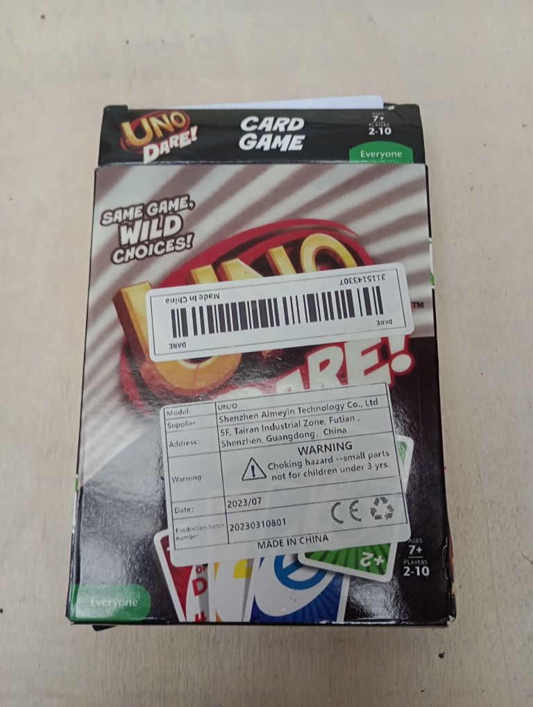 Karty Uno Dare nowe