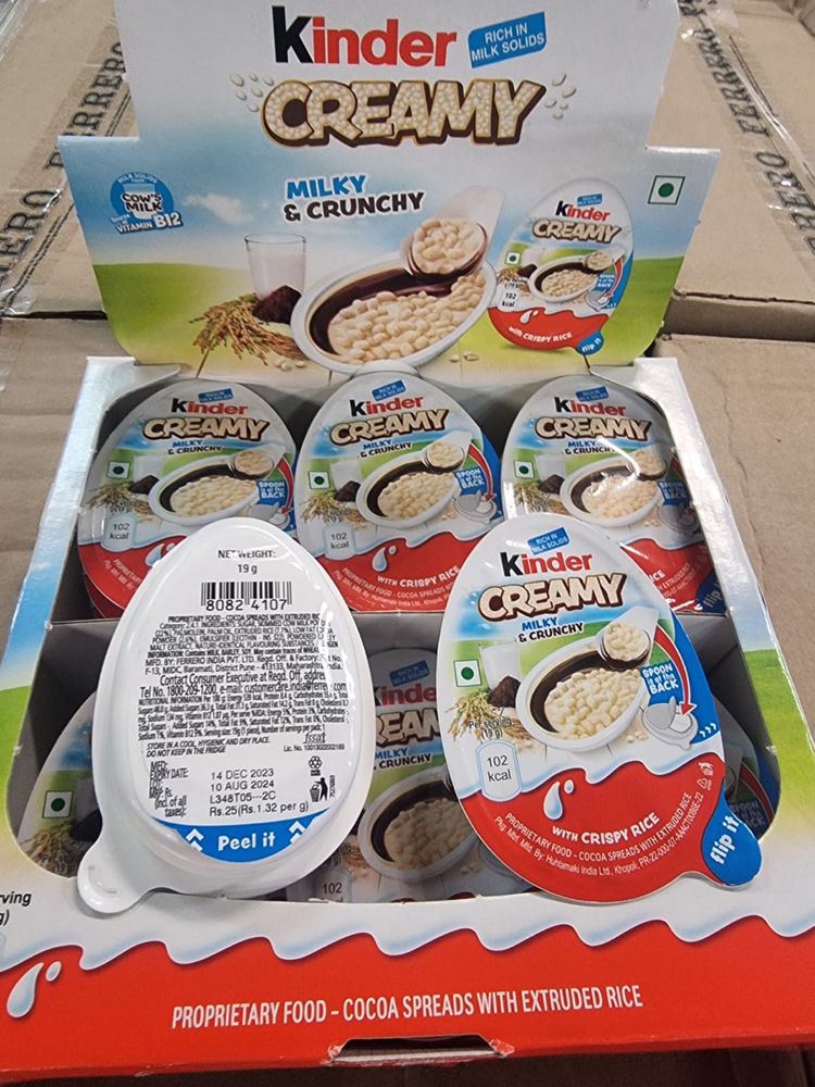 Kinder Kreamy, Кіндер кремі