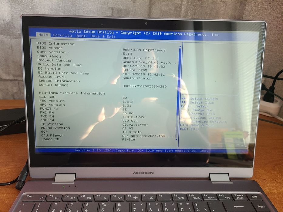 Ноутбук-планшет 14" Medion (Lenovo Group) E4273
