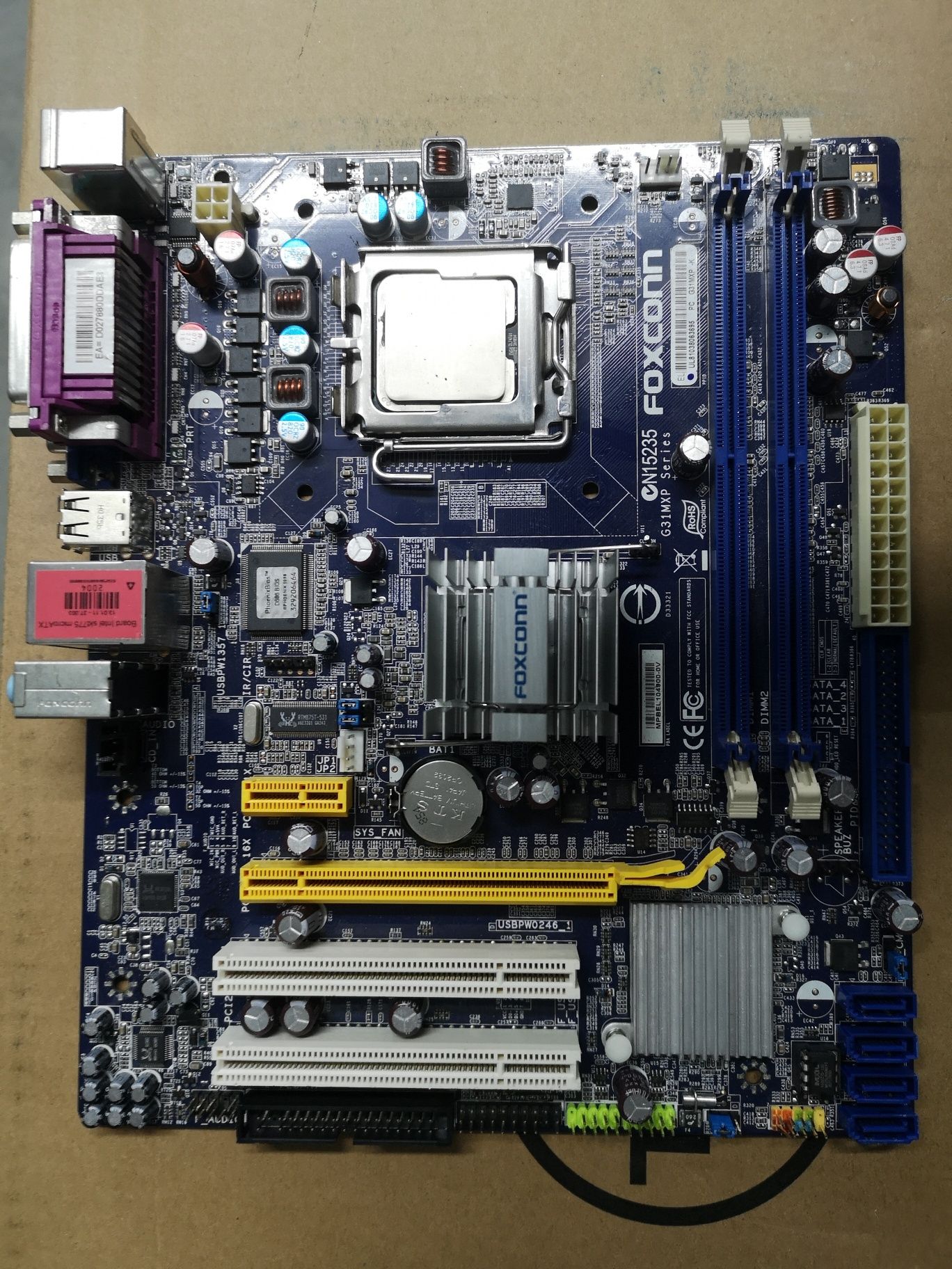 Board FOXCONN G31MXP Series G31MXP-K