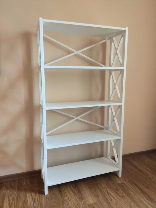 Стелаж з натурального дерева. Етажерка. Полка. Стеллаж.