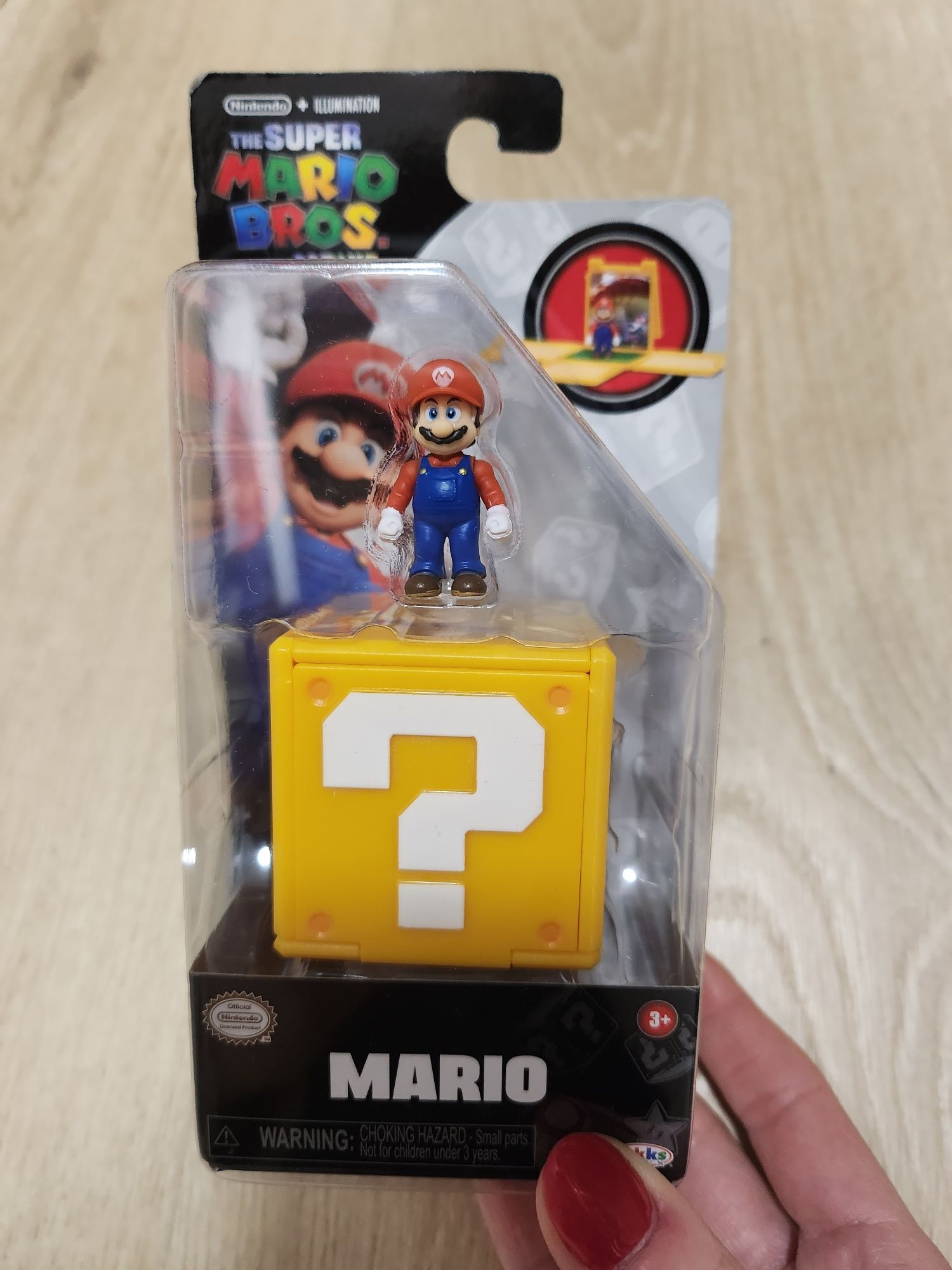 Nowa mini figurka Super Mario Bros Movie kostka otwierana Jakks
