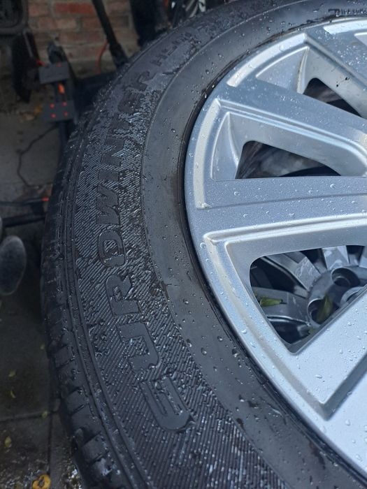 Oryginalne koła land rover 19", opony zimowe 255/55r19