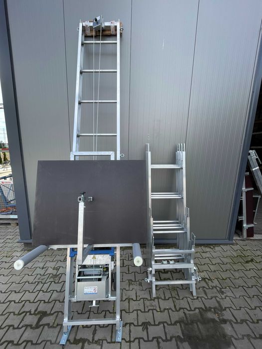 Winda dekarska Simplex Solar Lift do paneli drabina OD RĘKI 12m