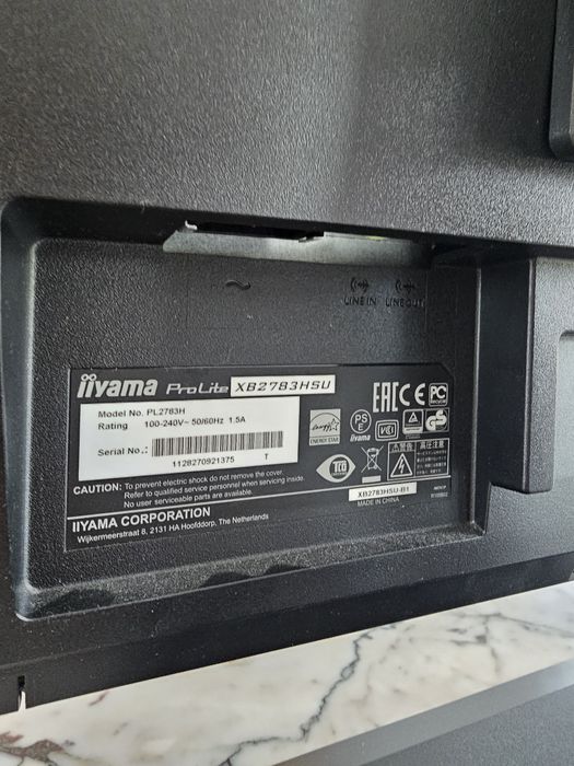 Monitor 27 cali - 2 sztuki Iiyama B2791HSU oraz XB2783HSU