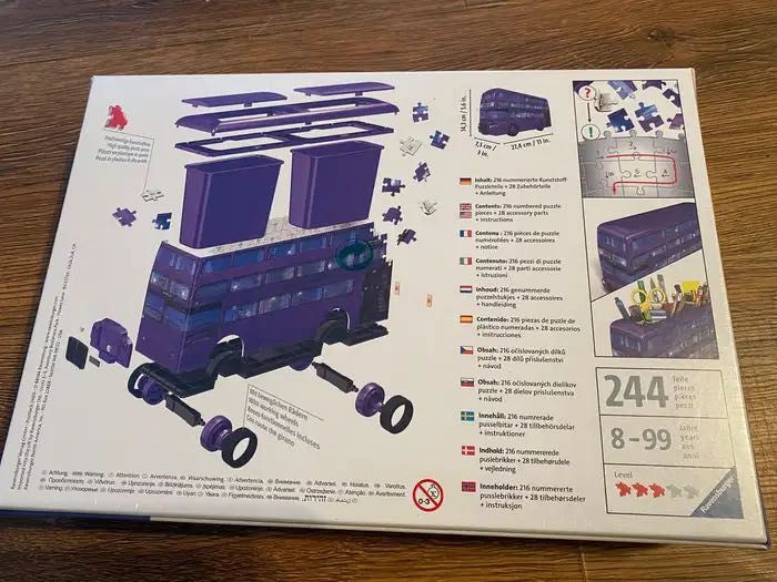 Harry Potter Ravensburger Autobus Knight Bus 216 el.