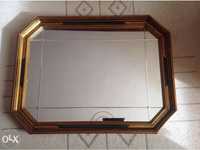 Espelho de parede com moldura (65X75)