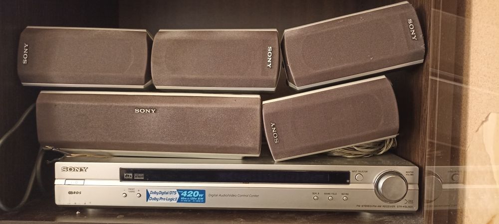 Ресівер (звуковий підсилювач) Sony KSL 500 для кінотеатру 5.1