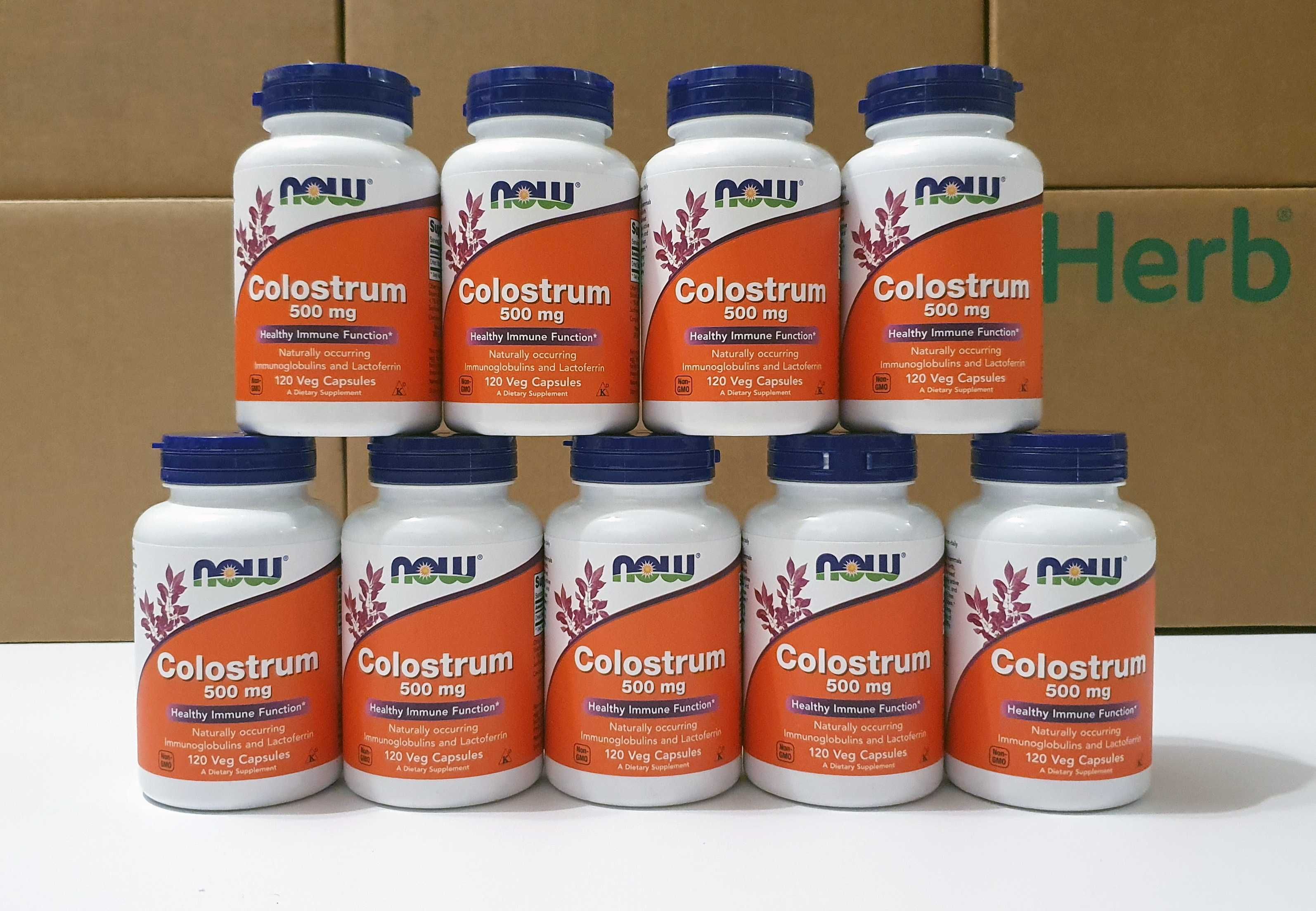 Now Foods Colostrum (молозиво), 500 мг, 120 капсул (США). Колострум.