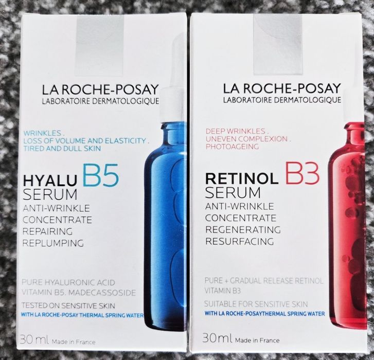 2x30ml Hyalu B5 Retinol B3 Przeciwzmarszczkowe Serum La Roche Posay