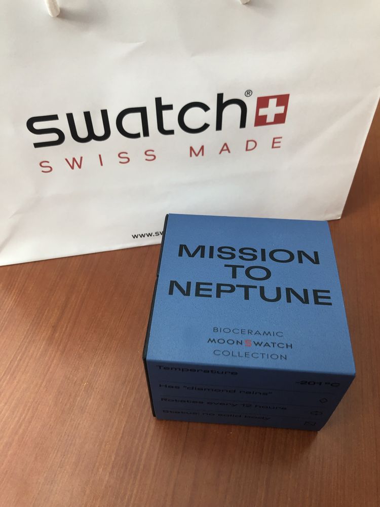 Omega X Swatch Moonswatch Mission to Neptune NOVO