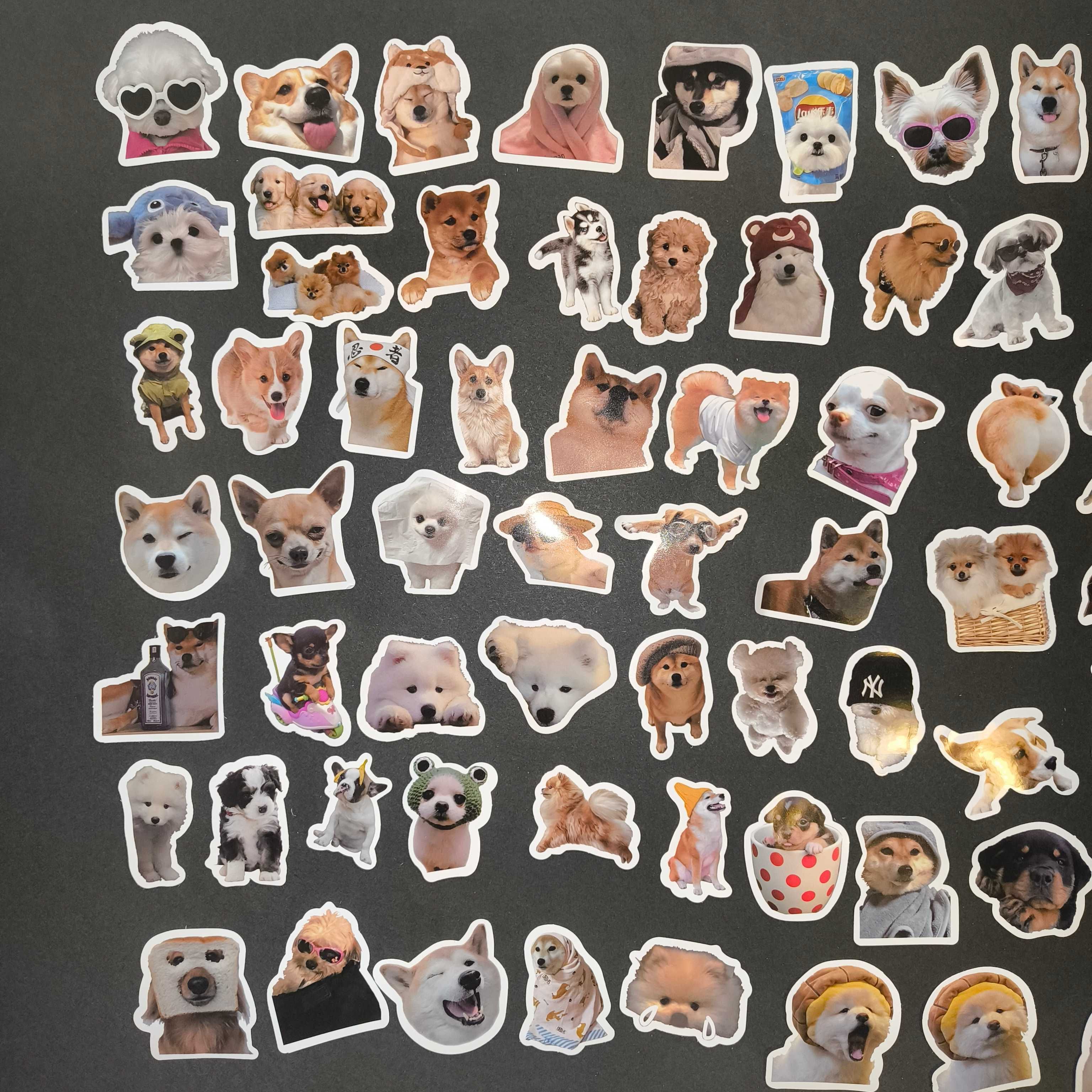 100 Autocolantes Stickers Cães