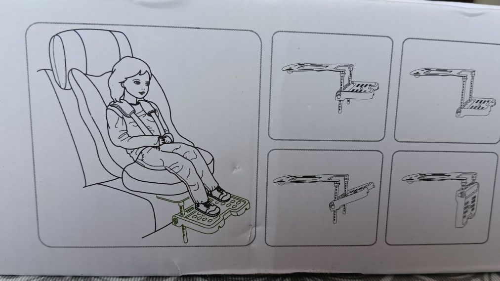 Podnóżek do fotelika samochodowego Nowy