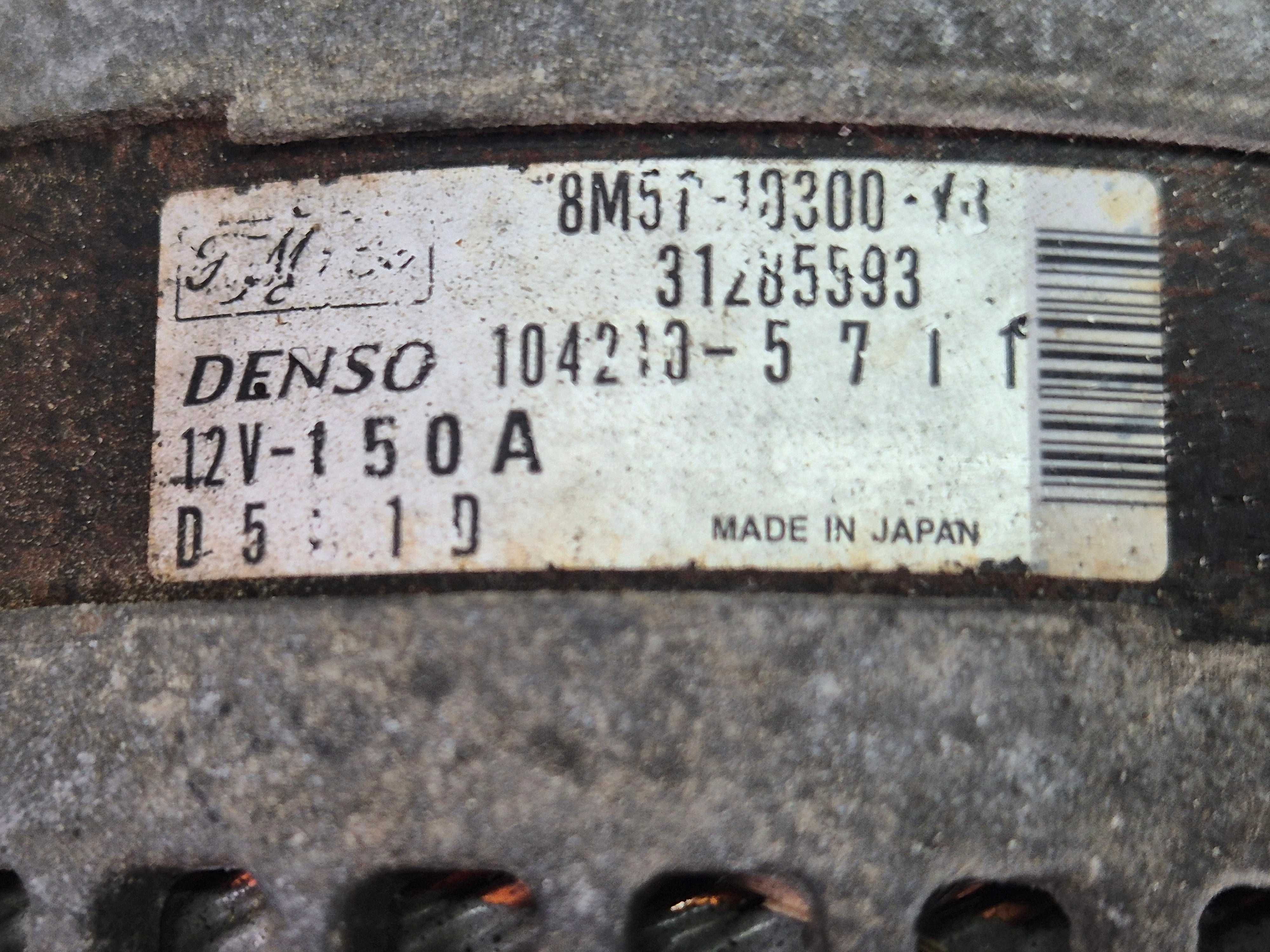 ford kuga mk1 galaxy 2.0 tdci alternator 8M5T10300YB
