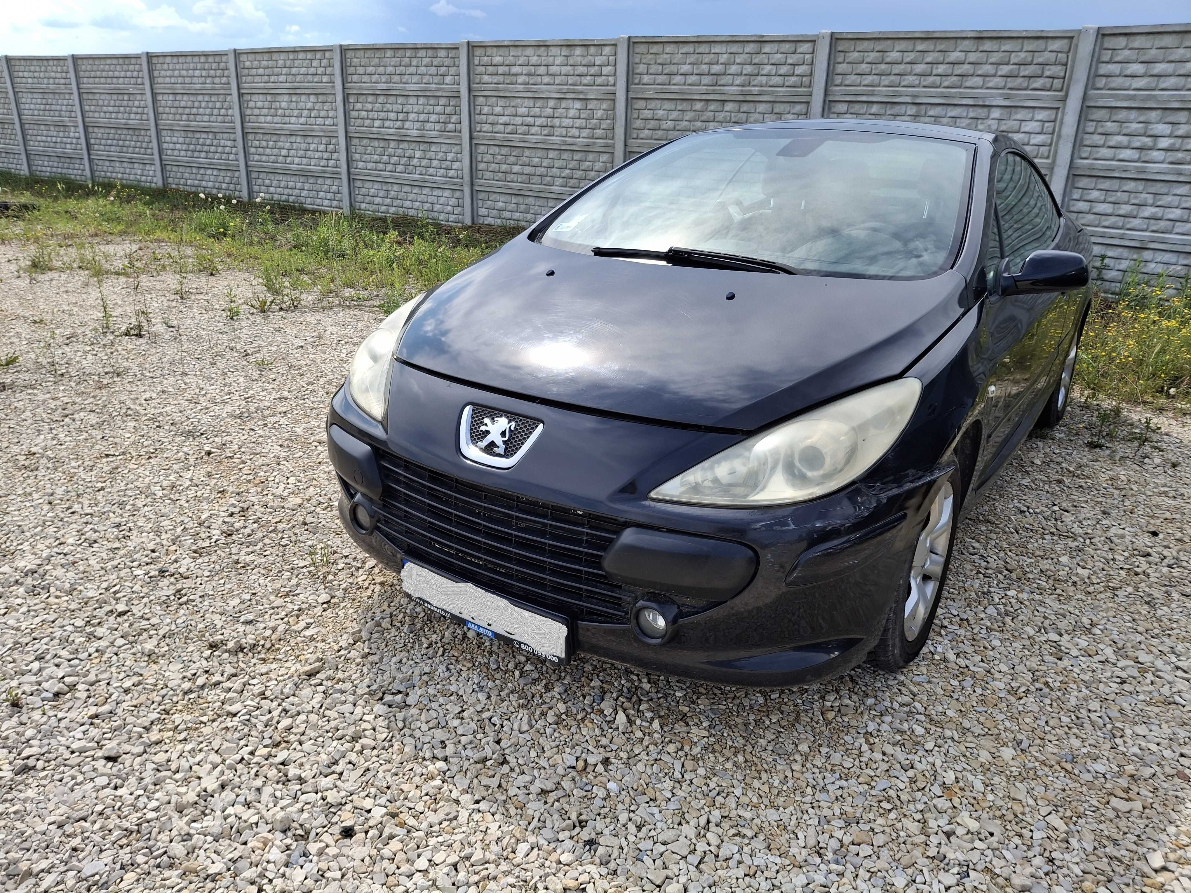peugeot 307 cc maska błotnik felgi dach skrzynia zderzak lampa