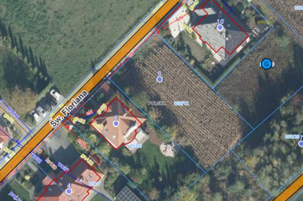 Na sprzedaż działka budowlana 1016 m² – centrum Kórnika, Wielkopolska