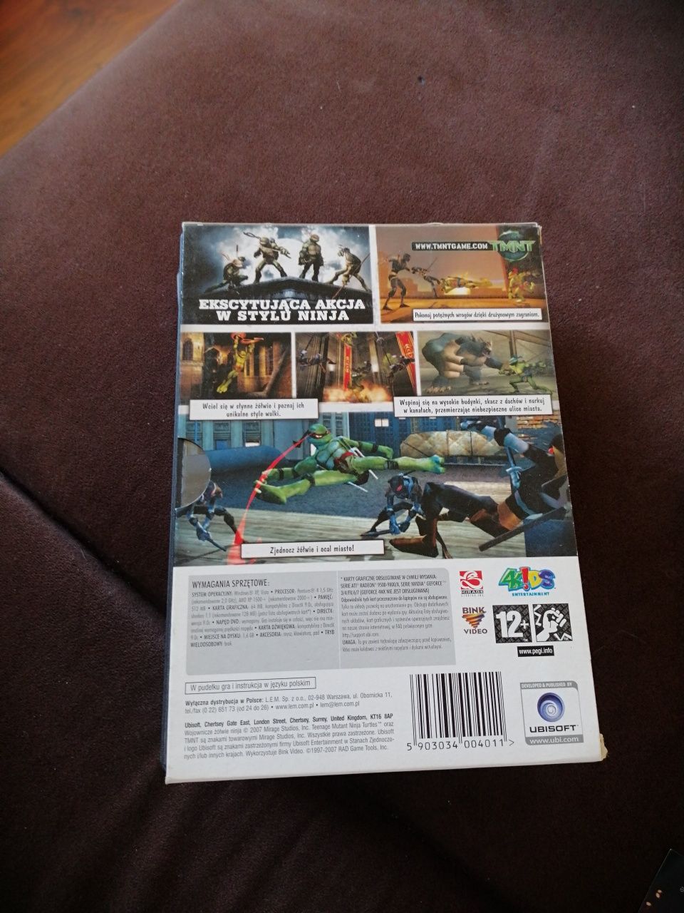 3 gry PC: TMNT Żółwie Ninja, Sid Meier's Pirates, Terrorist Takedown 2
